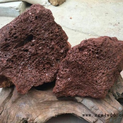 水族箱鱼缸过滤材料罗汉鱼增色火山石火山岩过滤造景摆件石特价促