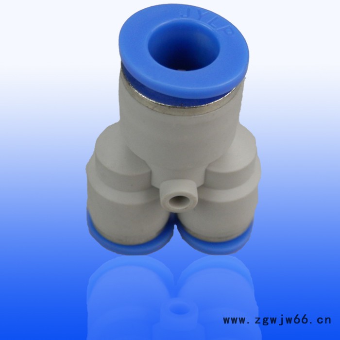 金熠气动元件直销PN-8 Y型减径三通接头 气管接头 快插接头 团批