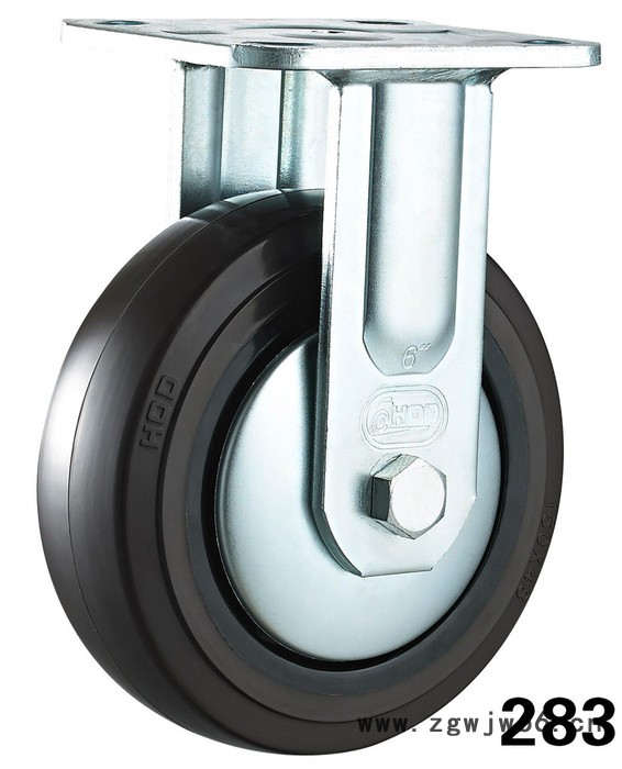 厚德 73款重型工业刹车万向TPR轮 4寸~8寸 脚轮/万向轮73-516图4