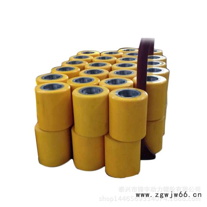 直销  聚氨酯轮 万向轮  手动电动叉车前轮图2