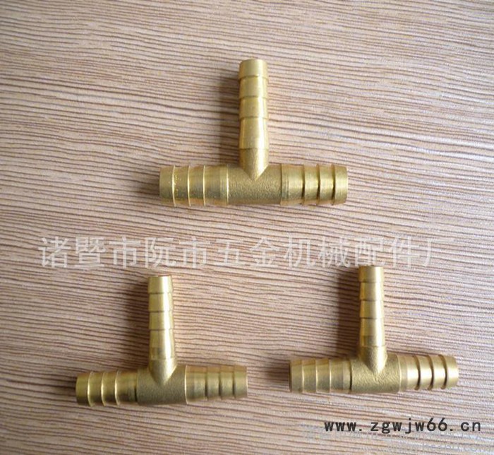 气动元件软管宝塔T型气管黄铜接头&Phi;6 8 10 12图2