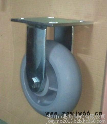 大量6*2圆边人造胶万向脚轮/6寸重型万向轮/150mm万向图4