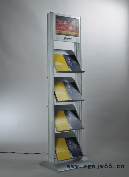 供应广告架 可移动万向轮广告架液晶4图2