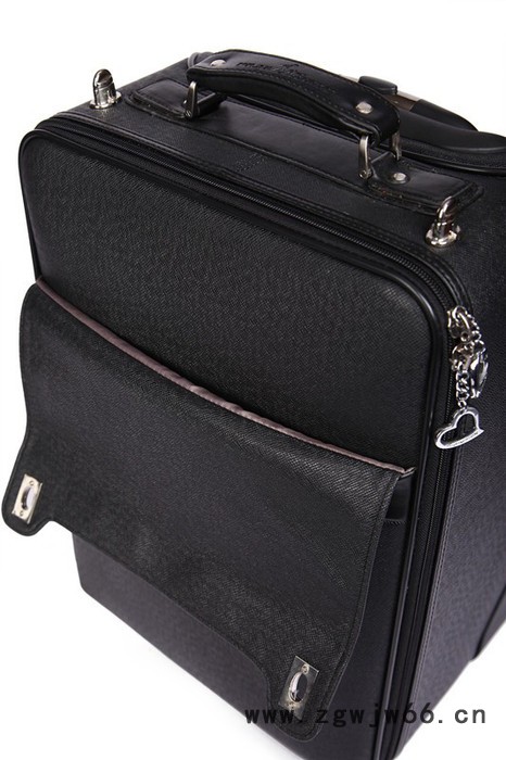 都尔丹男士商务登机箱黑色万向轮男士旅行箱 商务登机箱图5