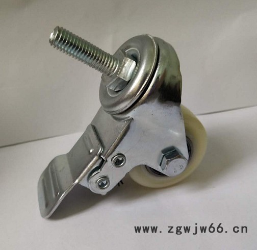 金钻轮 1.5寸 2寸 2.5寸 丝杆万向轮 丝杆固定轮 丝杆刹车轮