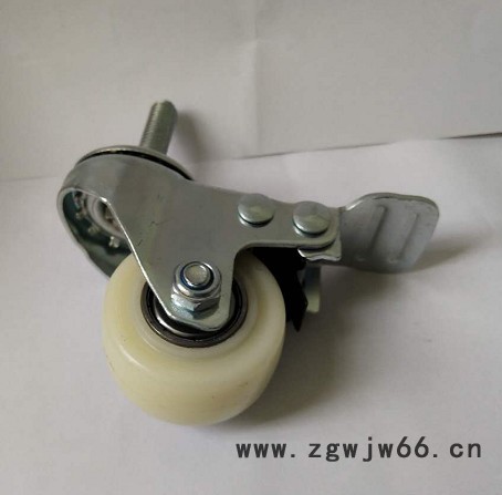 金钻轮 1.5寸 2寸 2.5寸 丝杆万向轮 丝杆固定轮 丝杆刹车轮图2