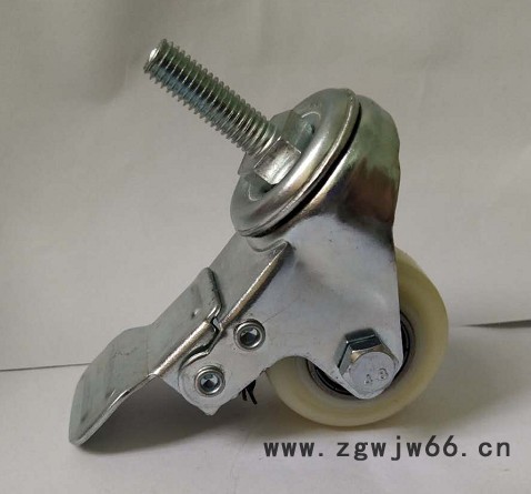 金钻轮 1.5寸 2寸 2.5寸 丝杆万向轮 丝杆固定轮 丝杆刹车轮图6