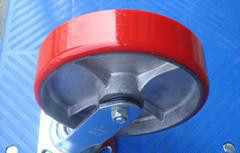 8寸铁心聚胺脂万向轮，工业轮重型轮手推车轮平板车轮脚轮轮子图3