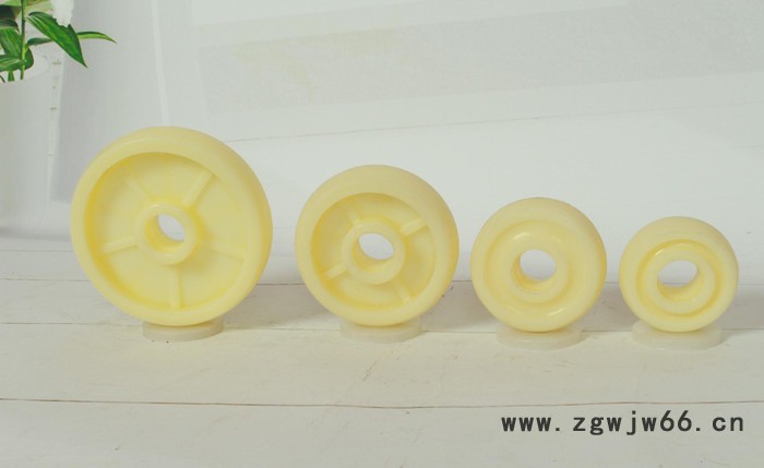 脚轮工厂轮子5寸重型尼龙脚轮 白色PP万向脚轮万向轮子