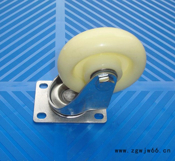 4寸双轴承尼龙万向轮  轱辘3寸5寸脚轮轮子平板车轮手推车轮滑轮图3