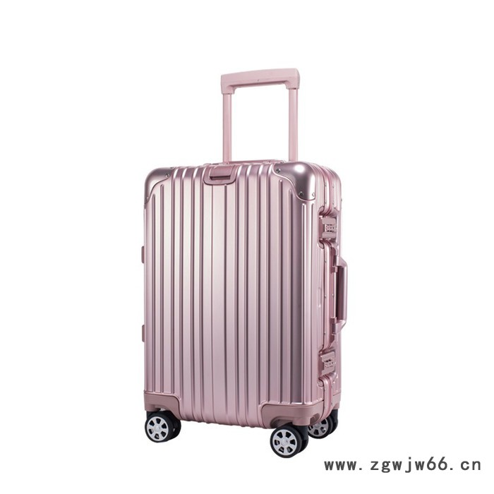 批发合铝镁合金拉杆箱20寸静音万向轮登机箱商务旅行箱图3