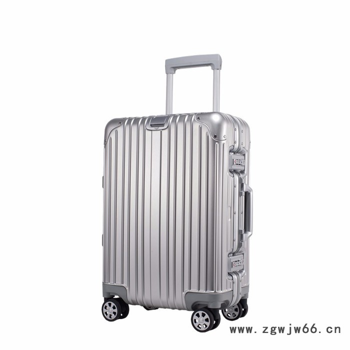 批发合铝镁合金拉杆箱20寸静音万向轮登机箱商务旅行箱图2