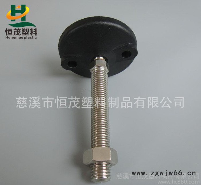 直销机床减震蹄脚/尼龙万向调节脚/万向轮地脚调节脚图2