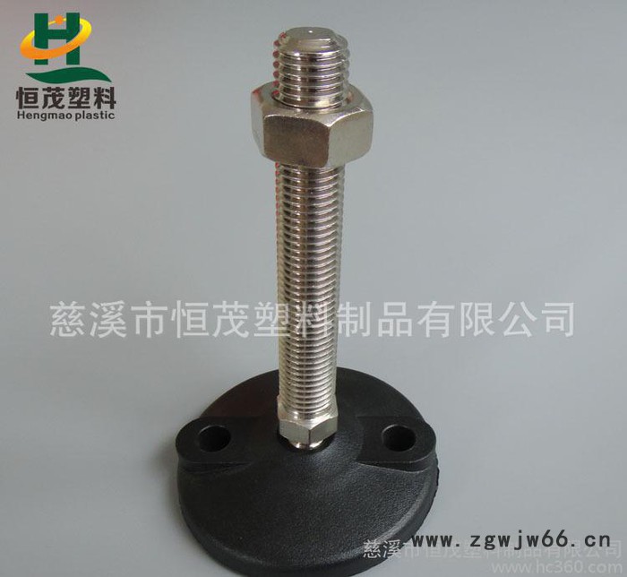 直销机床减震蹄脚/尼龙万向调节脚/万向轮地脚调节脚图3
