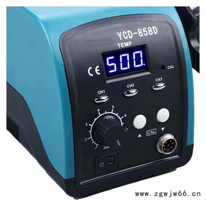 智能 数显858D热风焊台 热风拆焊台 手机维修热风焊台配五个喷嘴图5