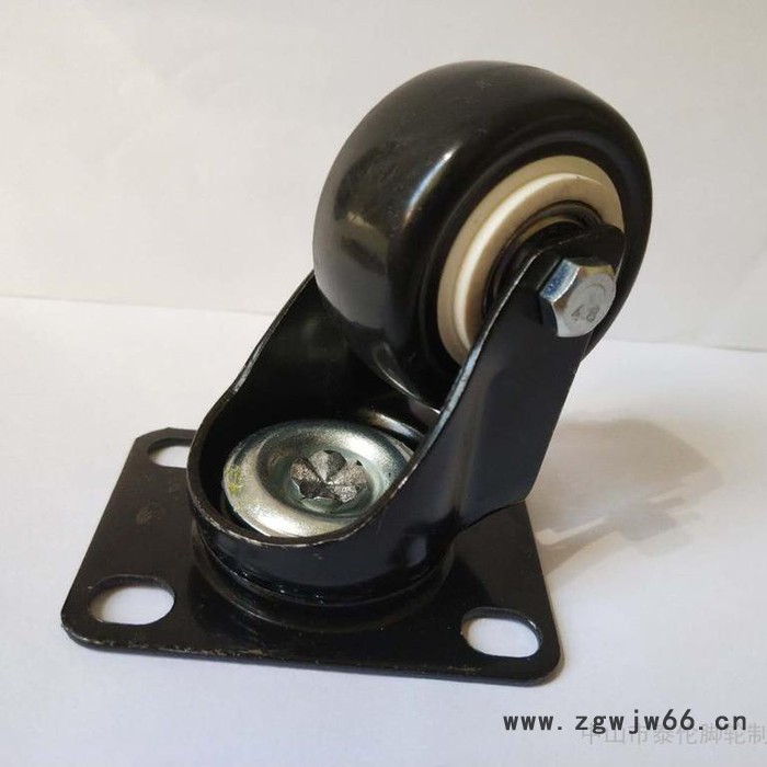 金钻轮 1.5寸 2寸 2.5寸 万向轮 固定轮 刹车轮 PVC单轮图2