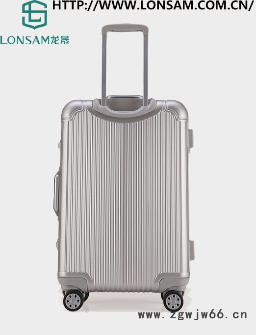 广东龙晟旅行用品GA8180pc拉杆箱男商务出差旅行箱女金银万向轮行李箱图2