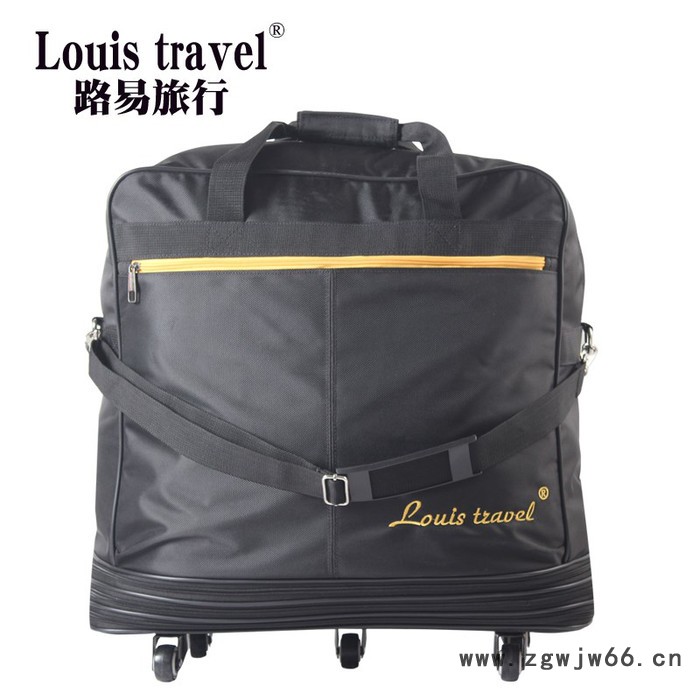 Louis travel超大容量158航空托运包万向轮行李箱折叠旅行箱搬家出国留学行李袋图6