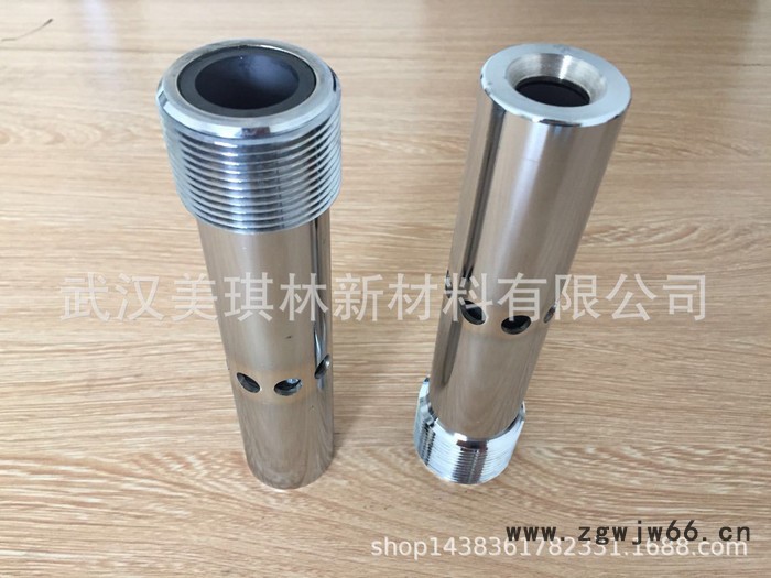 移动开放式喷枪喷嘴 钢结构除锈喷砂机双进风喷枪批发图2