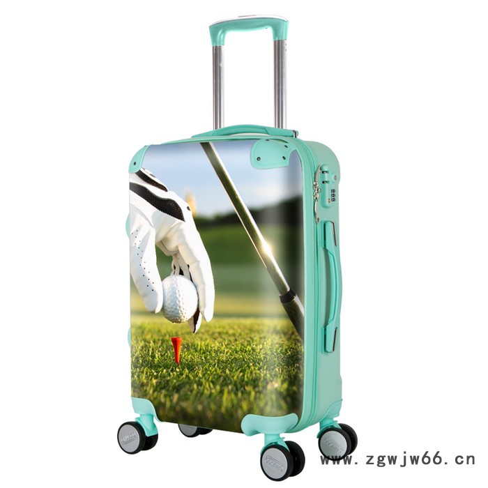 商务复古拉杆箱 六色万向轮行李箱硬壳pc换图 来图定制 **图5