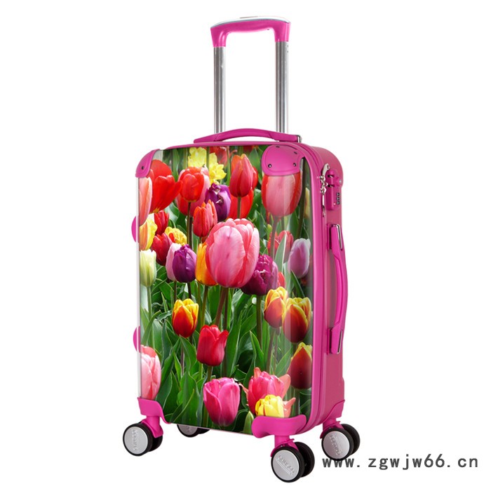 商务复古拉杆箱 六色万向轮行李箱硬壳pc换图 来图定制 **图2