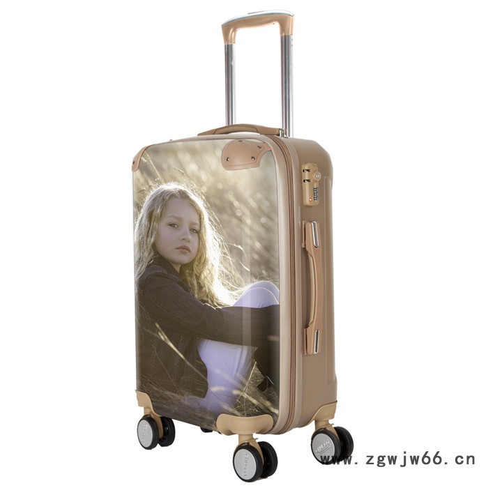 商务复古拉杆箱 六色万向轮行李箱硬壳pc换图 来图定制 **图4