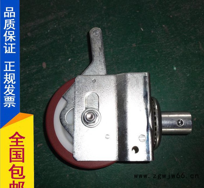 铝合金脚手架专用万向轮 带刹车 8寸6寸聚氨酯脚轮 重型工业脚轮图3