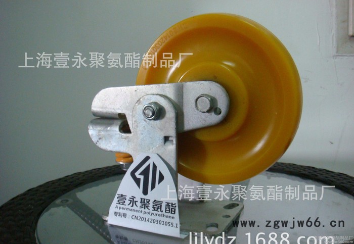 **8寸减震安全预警脚轮，万向轮，叉车轮图2