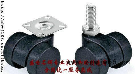 直销 插杆脚轮 插帽脚轮 家具脚轮 尼龙万向轮 婴儿床脚轮图3