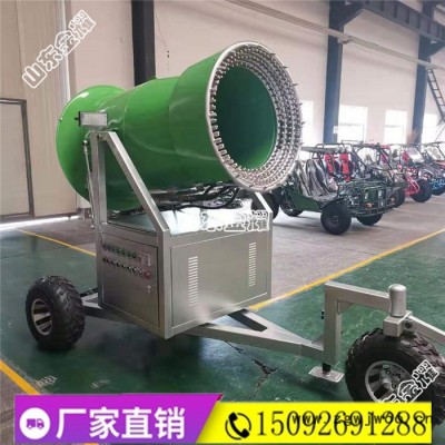 全自动多喷嘴造雪机游乐设备规划设计 冬季玩雪的好去处都会有国产造雪机