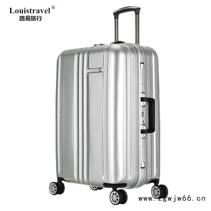Louistravel铝框拉杆箱万向轮行李箱定做铝合金旅行箱密码出国托运箱登机箱LT9828图4