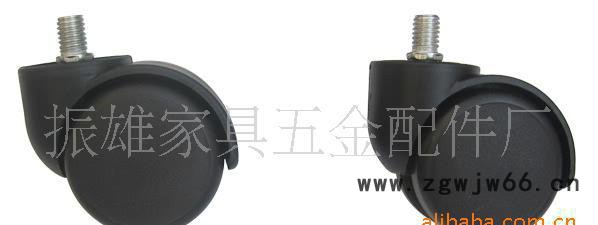 大班轮沙发轮尼龙脚轮丝牙轮万向轮8厘丝牙图2