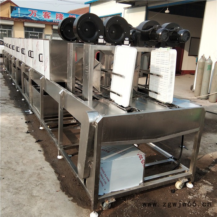 康通牌 带式喷嘴洗筐机 海鲜周转筐洗筐机 豆腐托盘清洗机图3