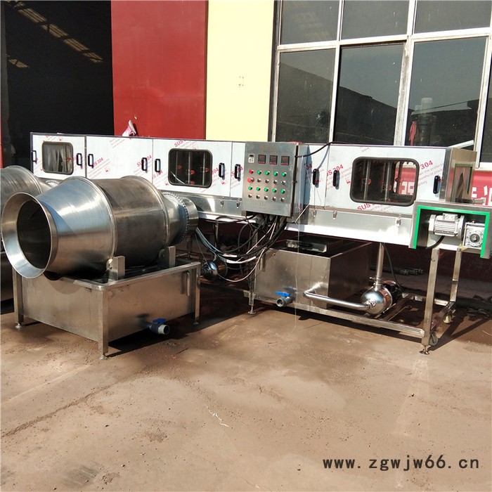 康通牌 带式喷嘴洗筐机 海鲜周转筐洗筐机 豆腐托盘清洗机图4