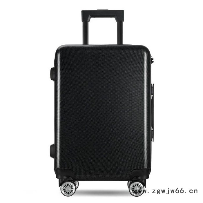 纯色商务休闲拉杆箱新款万向轮海关锁出游轻质旅行箱20寸现货直发图2