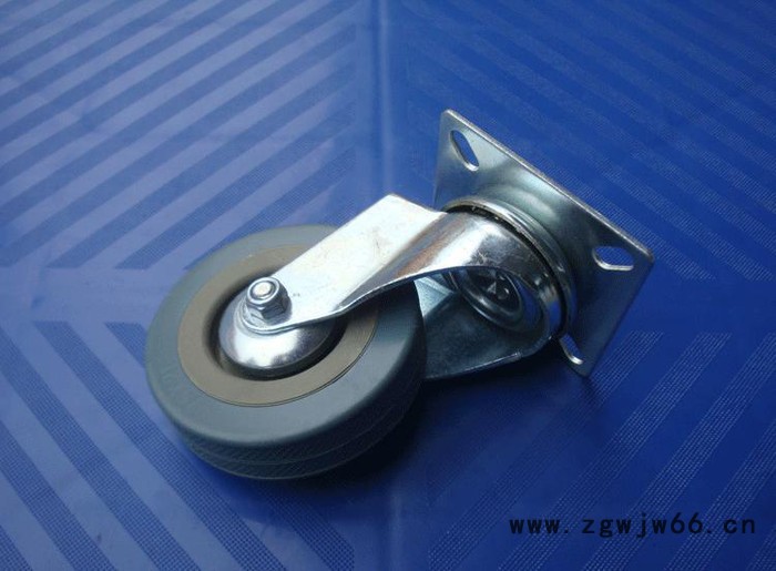 3寸灰胶万向轮家具轮工业轮平板车轮脚轮轮子图3