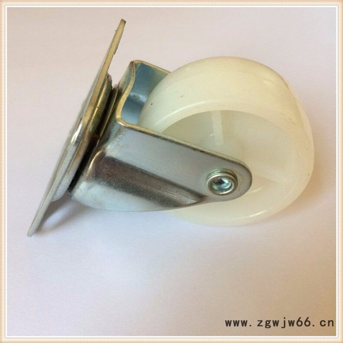 批发2寸家具万向轮  白PP塑料轮子  小推车专用脚轮   推车脚轮图4