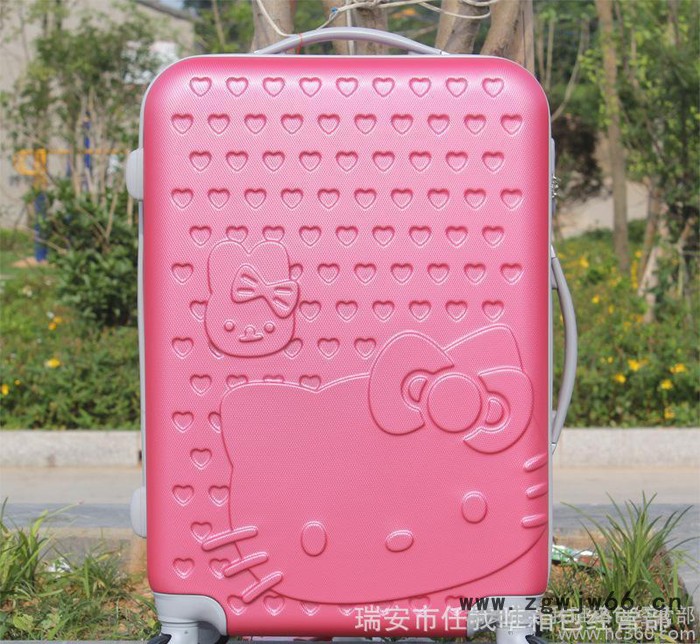 万向轮拉杆箱,时尚行李箱,旅行箱子,时尚20寸行李箱,kitty行李箱,图2