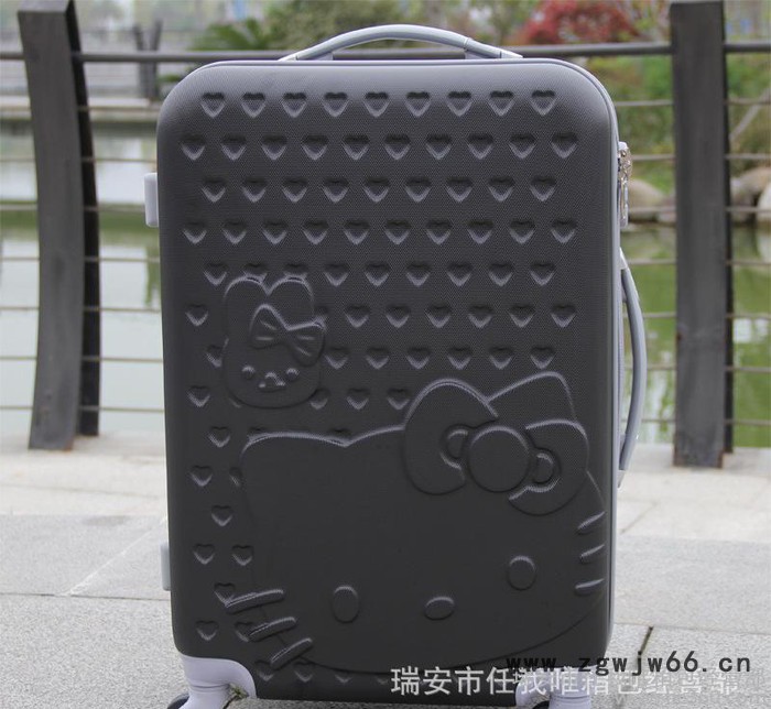 万向轮拉杆箱,时尚行李箱,旅行箱子,时尚20寸行李箱,kitty行李箱,图3
