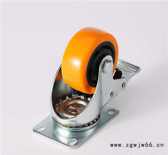脚轮 3寸通花万向轮 刹车静音万向脚轮 工具箱电柜脚轮图3