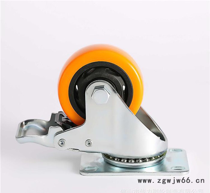 脚轮 3寸通花万向轮 刹车静音万向脚轮 工具箱电柜脚轮图2