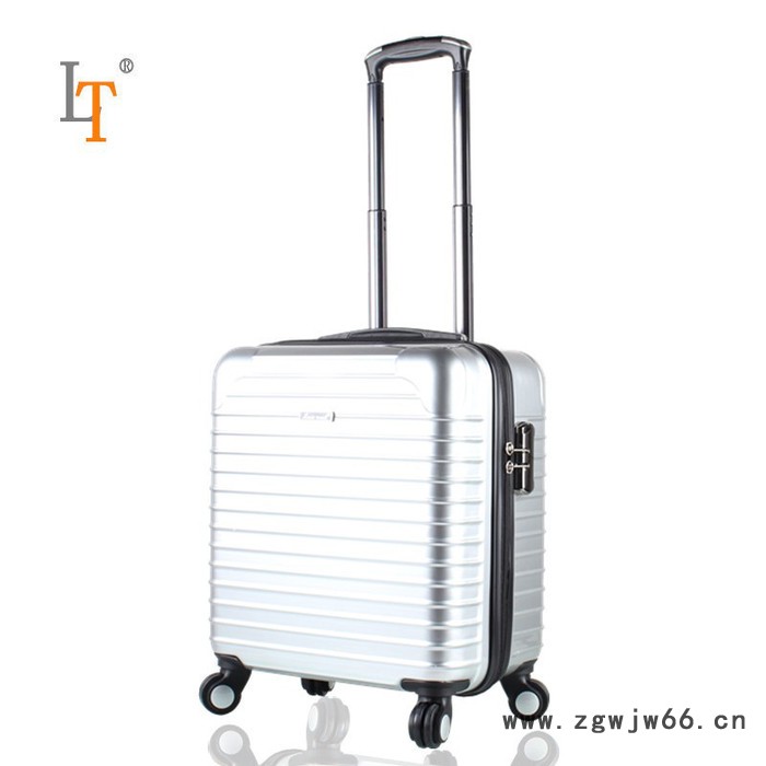 Louis travel 路易旅行空姐商务17寸登机箱镜面拉杆箱万向轮男女旅行箱黑色行李箱 拉杆箱、行李箱