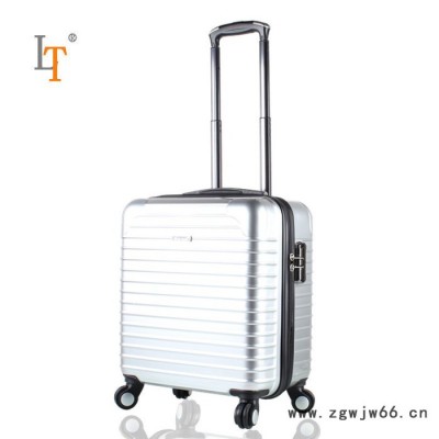 Louis travel 路易旅行空姐商务17寸登机箱镜面拉杆箱万向轮男女旅行箱黑色行李箱 拉杆箱、行李箱