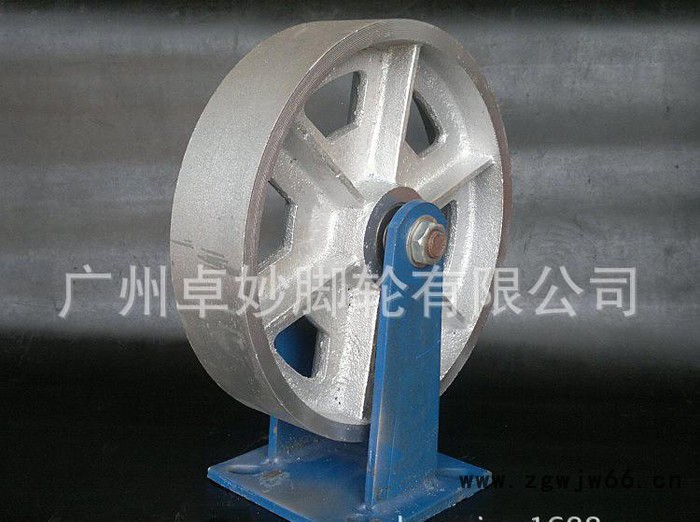 8寸超重型铸铁芯万向轮单轮承载一吨轮子看定做宽度图2