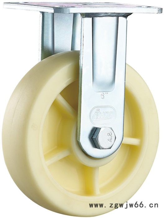 厚德脚轮万向轮定向轮刹车轮重型尼龙轮双轴承工业脚轮加重轱辘滑轮推车轮子图3