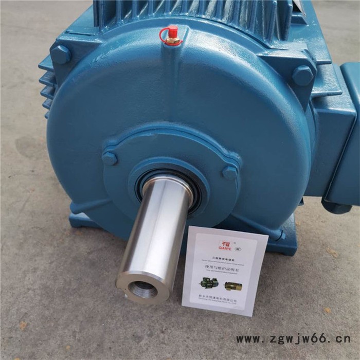 千业牌 变极多速电动机接线 YD132S-8/4 双速制动电动机质量可靠图2