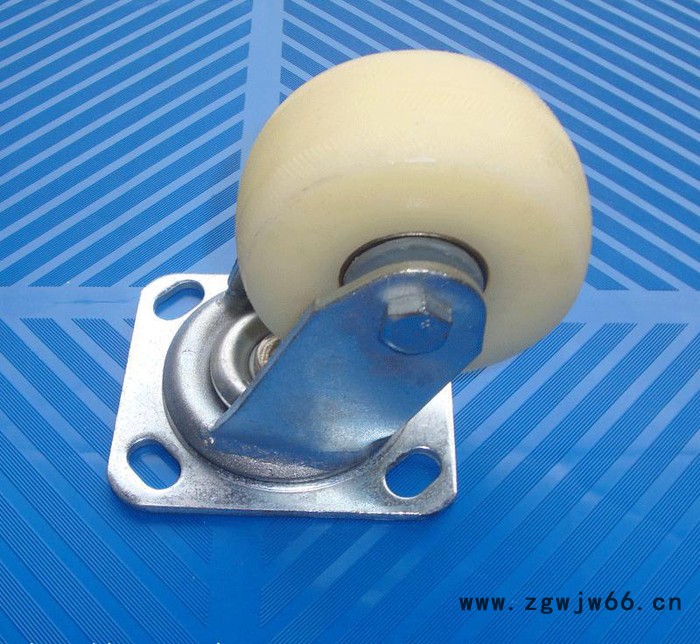 重型4寸尼龙万向轮 平板车轮手推车轮工业轮双轴承轮脚轮轮子滑轮图2