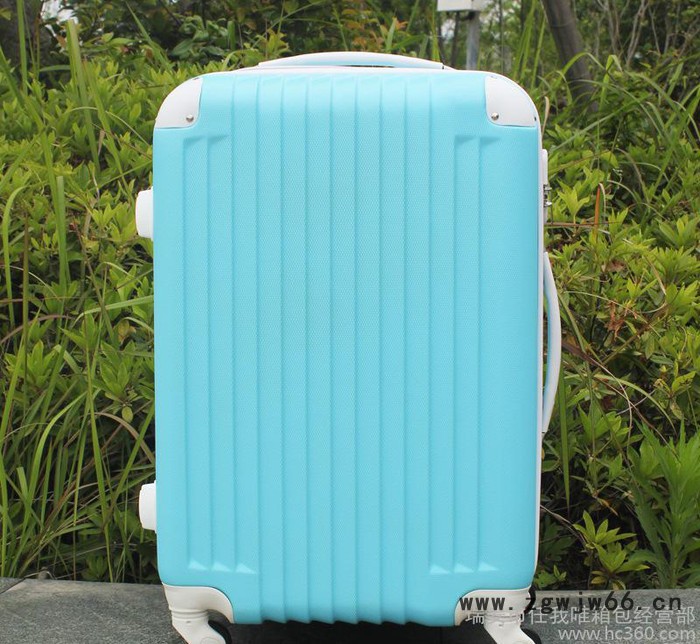 万向轮旅行箱,撞色拉杆箱,包角拉杆箱,男女行李箱,包角撞色拉杆箱图2