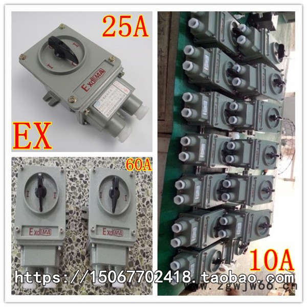 BHZ58-10A BHZ58-25A BHZ58-60A防爆转换开关控制电动机起动停止图2