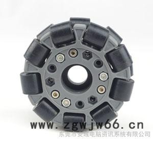 4寸100mm双尼龙聚氨酯全向轮机器人大赛轮平台车 14041 脚轮/万向轮图3